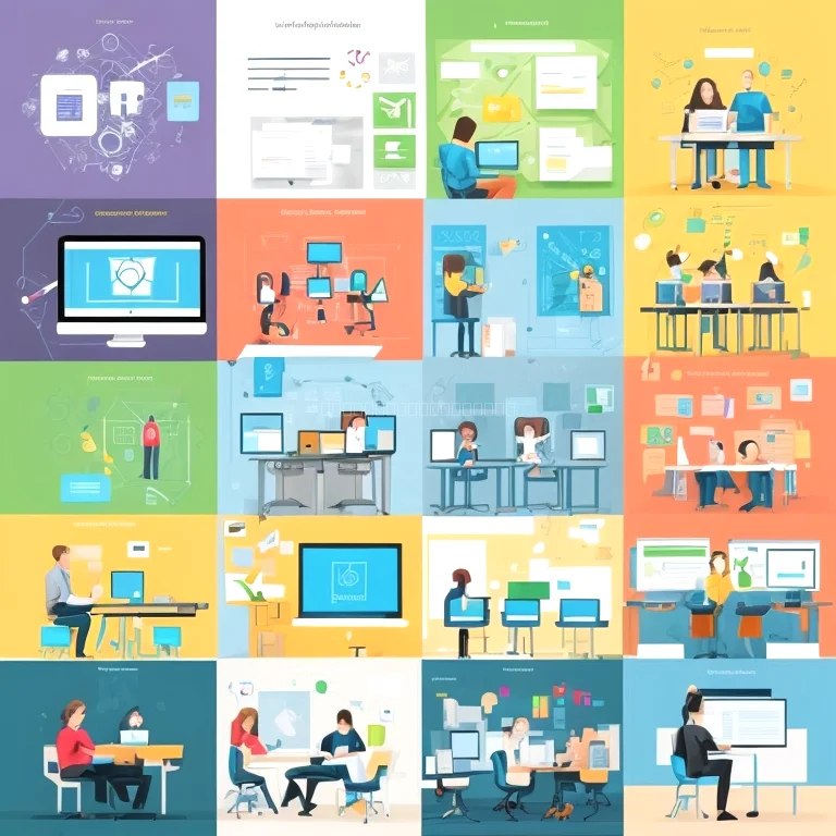 Innovative Learning Platform Interface